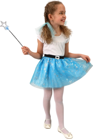 Gonna tutu per bambine principessa invernale con fiocchi di neve