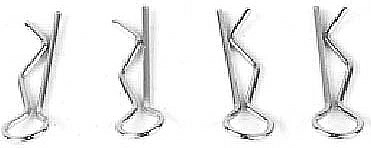 Clip carrozzeria per Extron 1:14 2,4 GHz (4 pz)