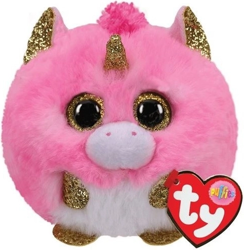 Maskot TY Puffies - Unicorno rosa