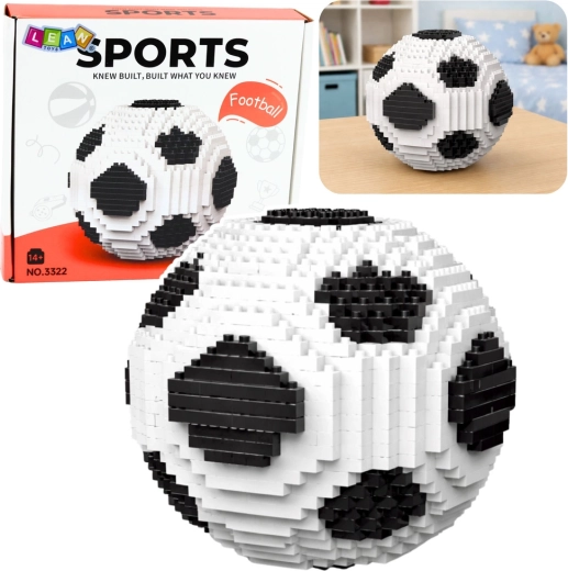 Kit creativo 3D – pallone da calcio, 864 pezzi