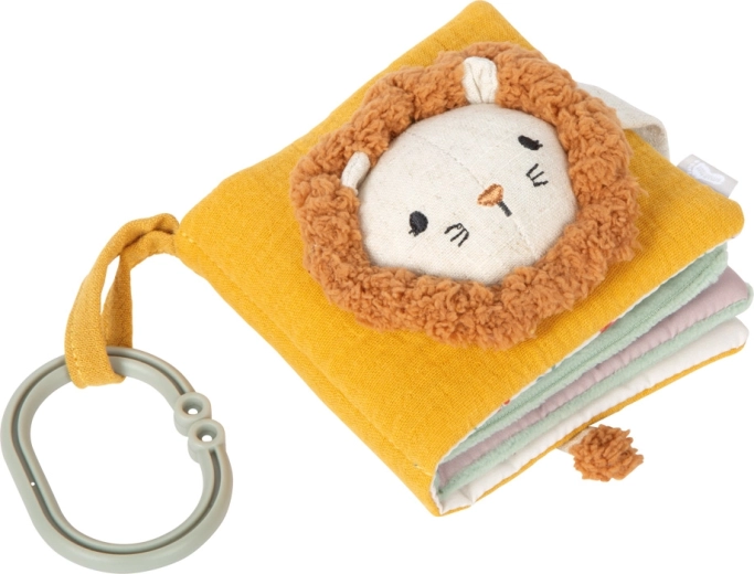 Small foot libricino in tessuto con leoncino da appendere