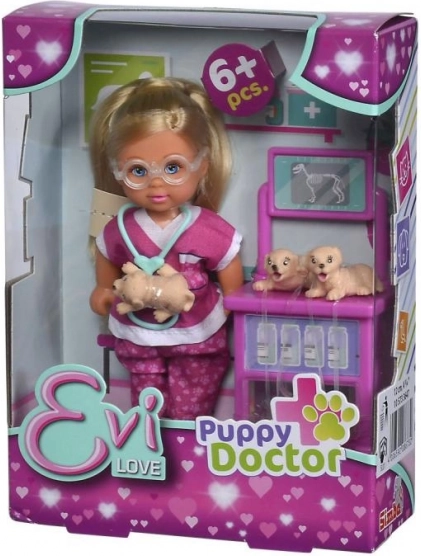 Bambola Evi dottoressa veterinaria Puppy Doctor