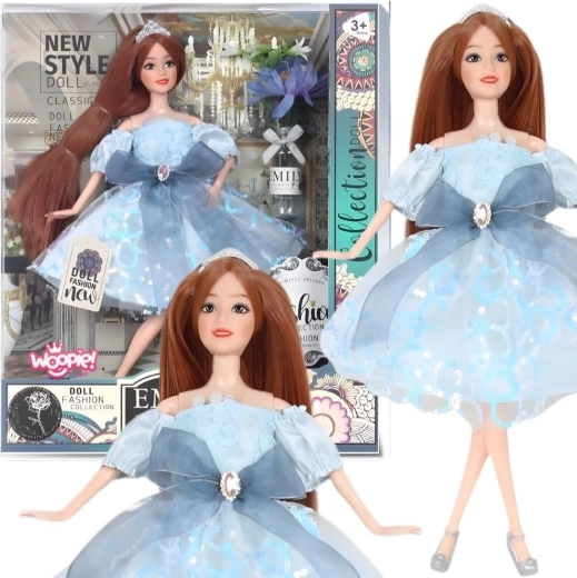 Bambola Emi Woopie Royal con abito in tulle blu