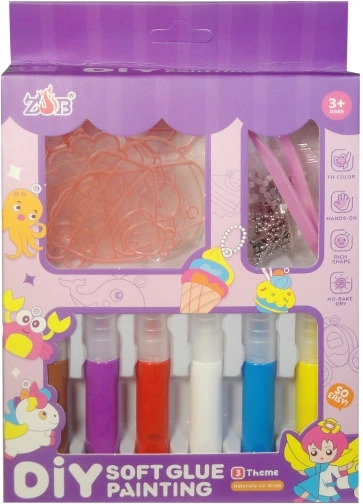 Set creativo fai-da-te – ciondoli e portachiavi da dipingere