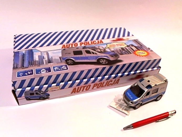 Furgone della polizia con suono 11 cm