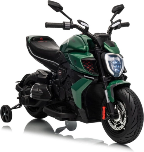 Moto elettrica per bambini DUCATI DIAVEL V4 XMX656 – verde
