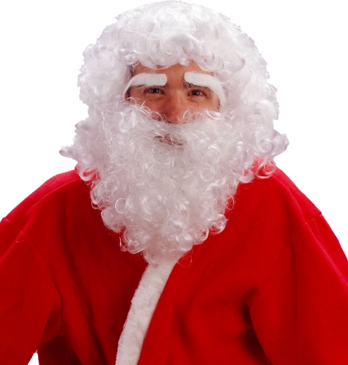 Parrucca di Babbo Natale con barba per bambini
