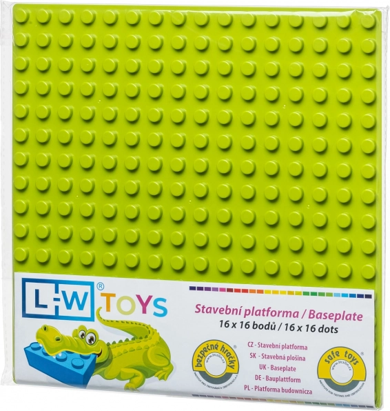 Base da costruzione L‑W TOYS junior 25,5 × 25,5 cm