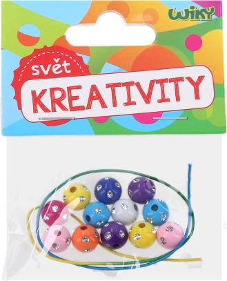 Perline Colorate con Filo