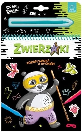 Libretto da grattare con stilo – animaletti