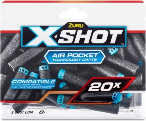 X-Shot Excel dardi in spugna di ricambio 20 pz