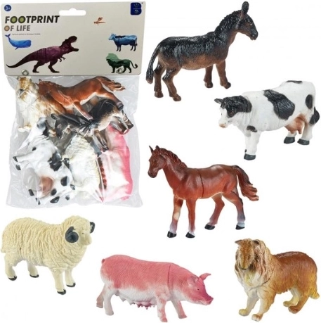 Trifox animali domestici della fattoria – 6 figurine