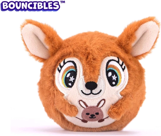 Giocattolo peluche rimbalzante Bouncibles Jumpi 8 cm