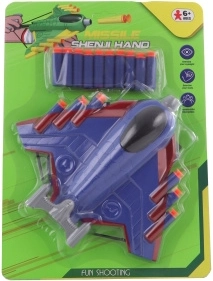 Aereo a molla con munizioni in schiuma