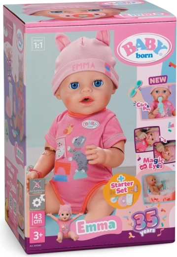 BABY born Emma con la mano magica, 43 cm