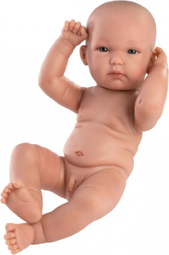 Llorens New Born bambolotto maschietto – bambola realistica 35 cm con corpo interamente in vinile