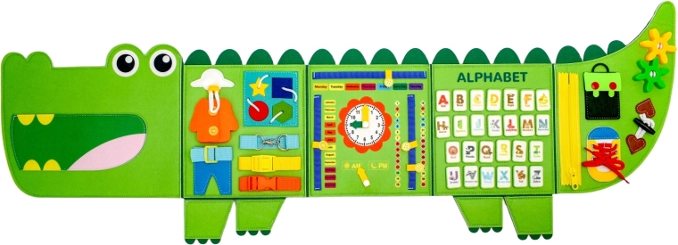 2Kids Toys morbida tavola attività coccodrillo