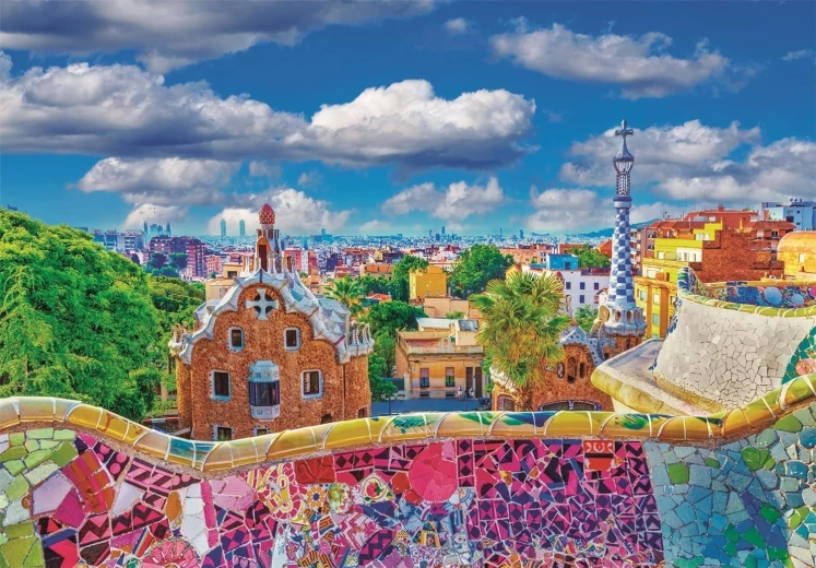 Puzzle CLEMENTONI Park Güell Barcellona 1000 pezzi