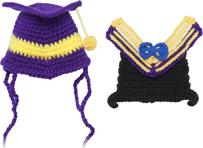 Costume studentesco lavorato a maglia per il robot LOONA Premium