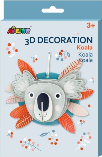 Decorazione 3D koala in carta FSC
