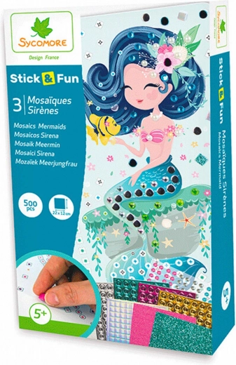 Stick & Fun - Piccola Mosaico Sirene del Mare