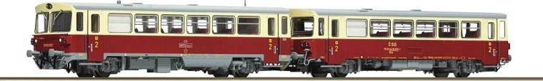 Automotrice diesel Roco M 152 0059 con carrozza rimorchiata Blm ČSD (TT)