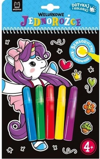 Unicorni vellutati – tocca e colora