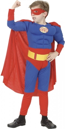 Costume da supereroe per bambini 130–140 cm