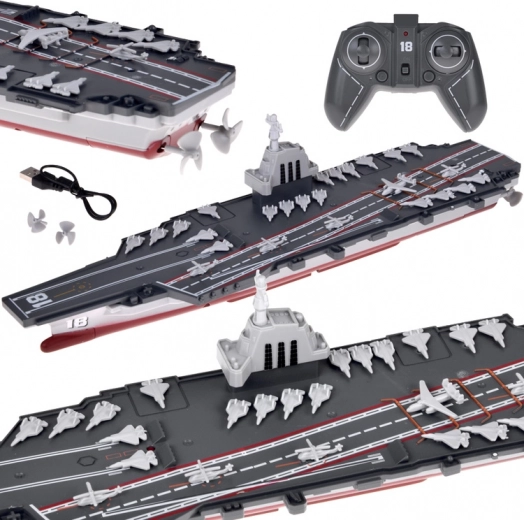 Portaerei RC 1:1000 – modello radiocomandato con mini aerei