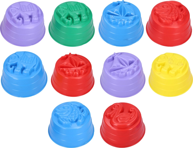 Grande formina di plastica per sabbia 15 × 8 cm
