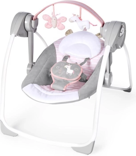 Ingenuity altalena con melodie Flora the Unicorn, 0–9 kg