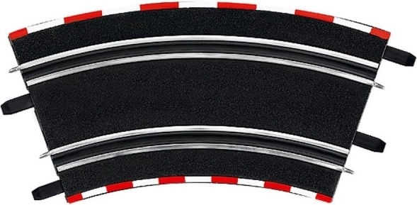 Curva sopraelevata 2/45 (4 pz) per piste Carrera GO, GO Plus e Digital 143