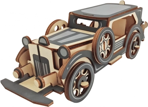 Woodcraft puzzle 3D in legno limousine d’epoca