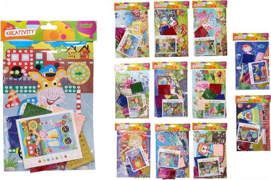 Set adesivo creativo 18 × 25 cm – mix di motivi
