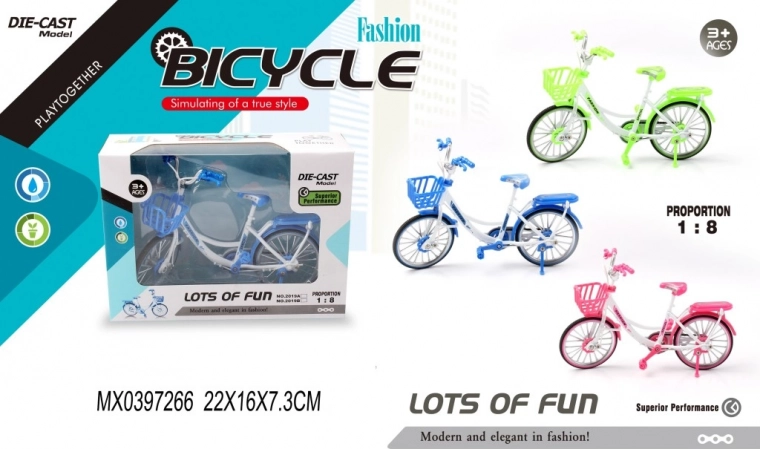Modello di bicicletta 1:8 Fashion