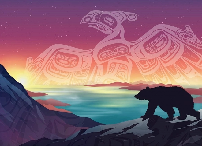 Cobble Hill Puzzle Torrente e Orso 500 pezzi