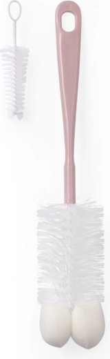 BabyOno spazzola per biberon e succhietti rosa