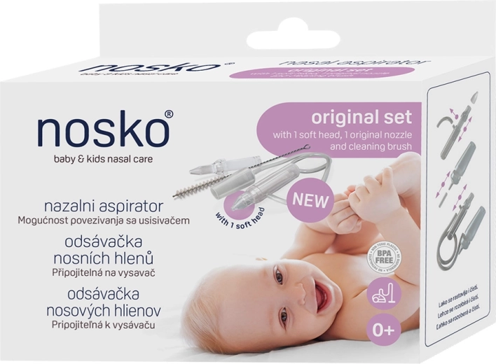 Aspiratore nasale NOSKO muco nasale set originale