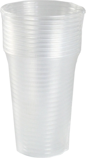 Bicchiere di plastica trasparente 300 ml – set da 10 pezzi
