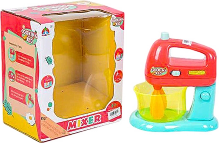 Mixer da cucina per bambini con ciotola a batterie con luce e suono
