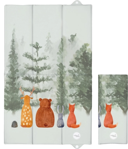 Ceba Baby fasciatoio da viaggio Basic forest companions 80 × 50 cm