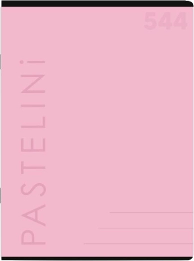 Quaderno A5 Pastelini rosa, a righe (40 fogli)