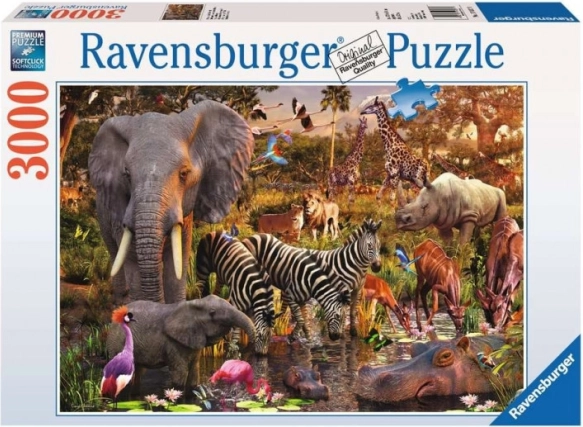 Puzzle Ravensburger Animali Africani 3000 pezzi