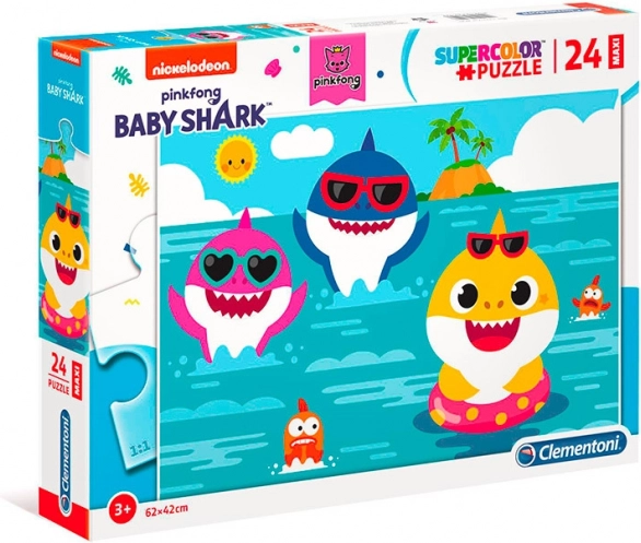Clementoni Puzzle Maxi 24 Baby Shark