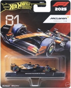 Hot Wheels Premium Formula 1 McLaren F1 Oscar Piastri #81