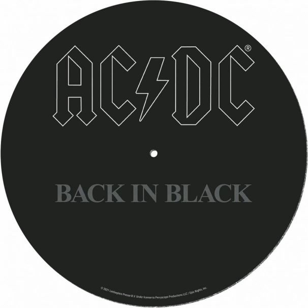 Tappetino per giradischi AC/DC Back in Black