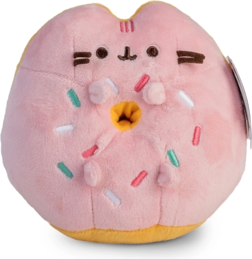 Pusheen donut rosa – cuscino peluche 14 cm