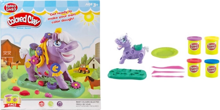 Set di pasta modellabile – cavallo