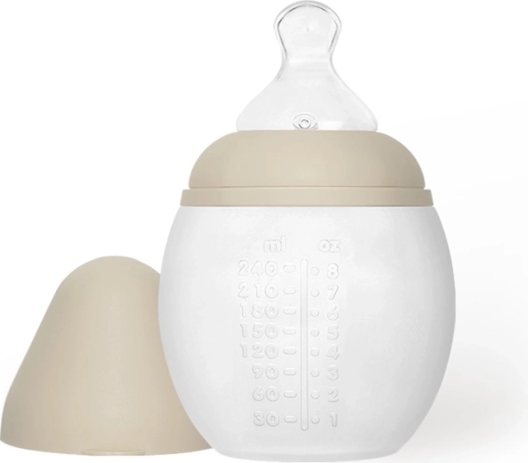 Biberon anticolica Élhée per neonati 240 ml sand - 1 pezzo