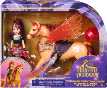 Unicorn Academy ali magiche Cinder e Valentina 11 cm - 1 pezzo
